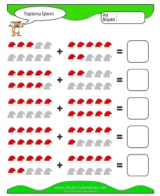 Toplama İşlemi Çalışma Sayfaları